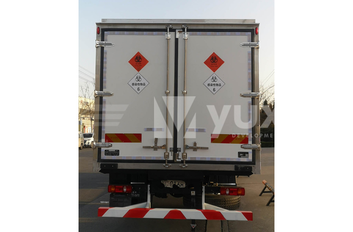 Medical waste transfer vehicle